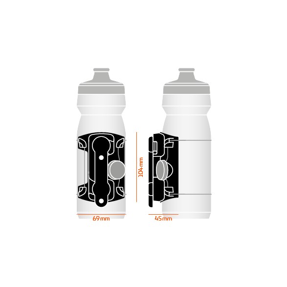 Fidlock TWIST uni connector + bike base