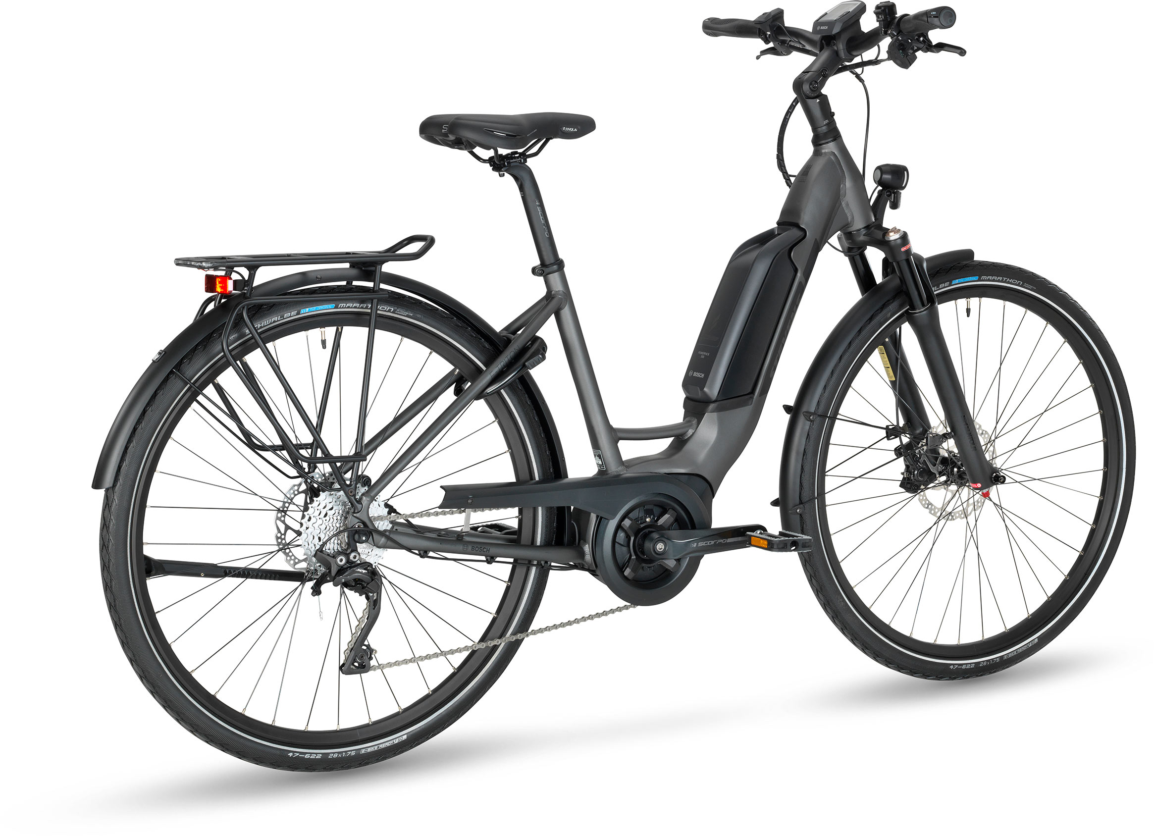 Stevens E-Triton Forma Damen Velvet Grey Performance Line 500Wh Intuvia 