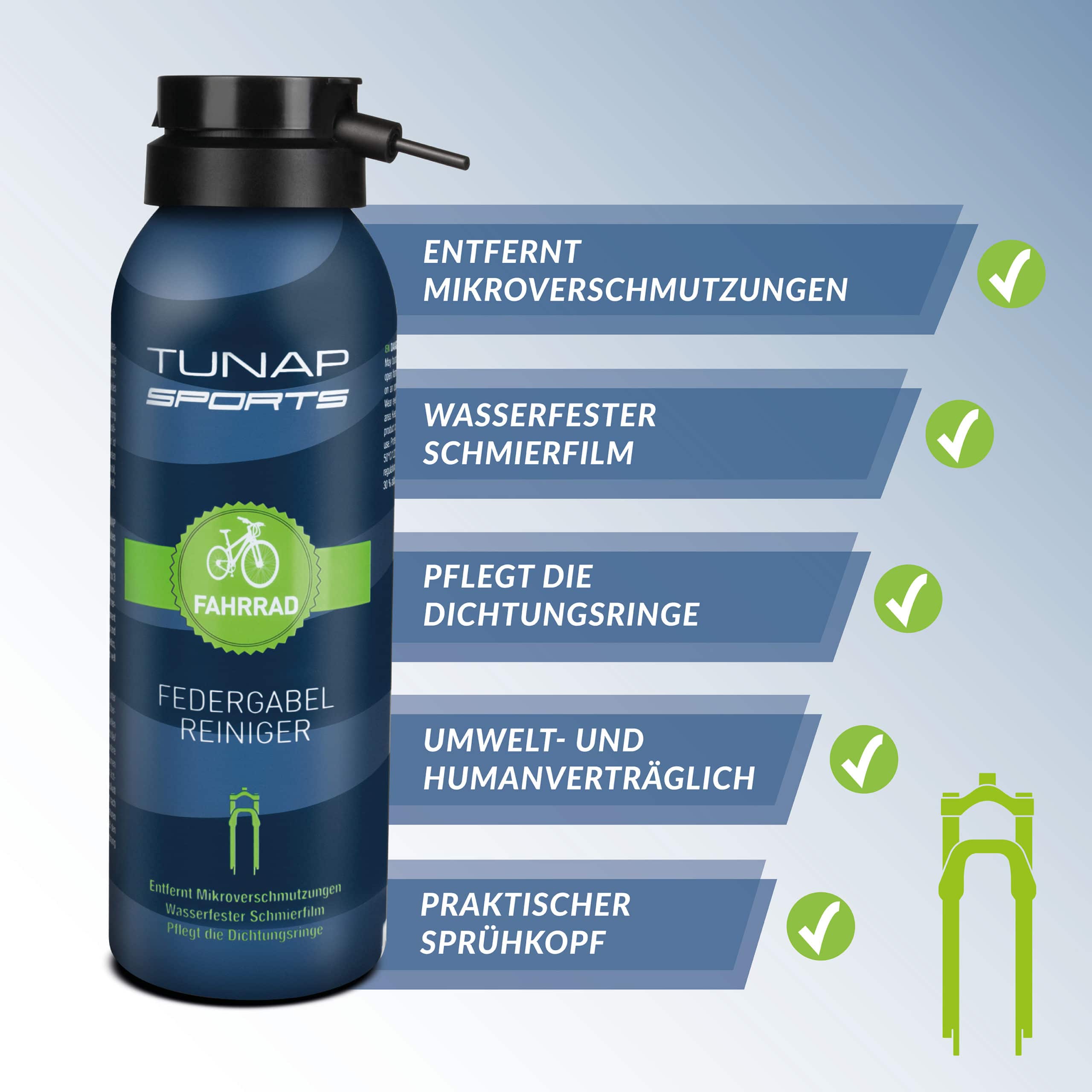 Tunap Sports Federgabelreiniger Spray 125ml