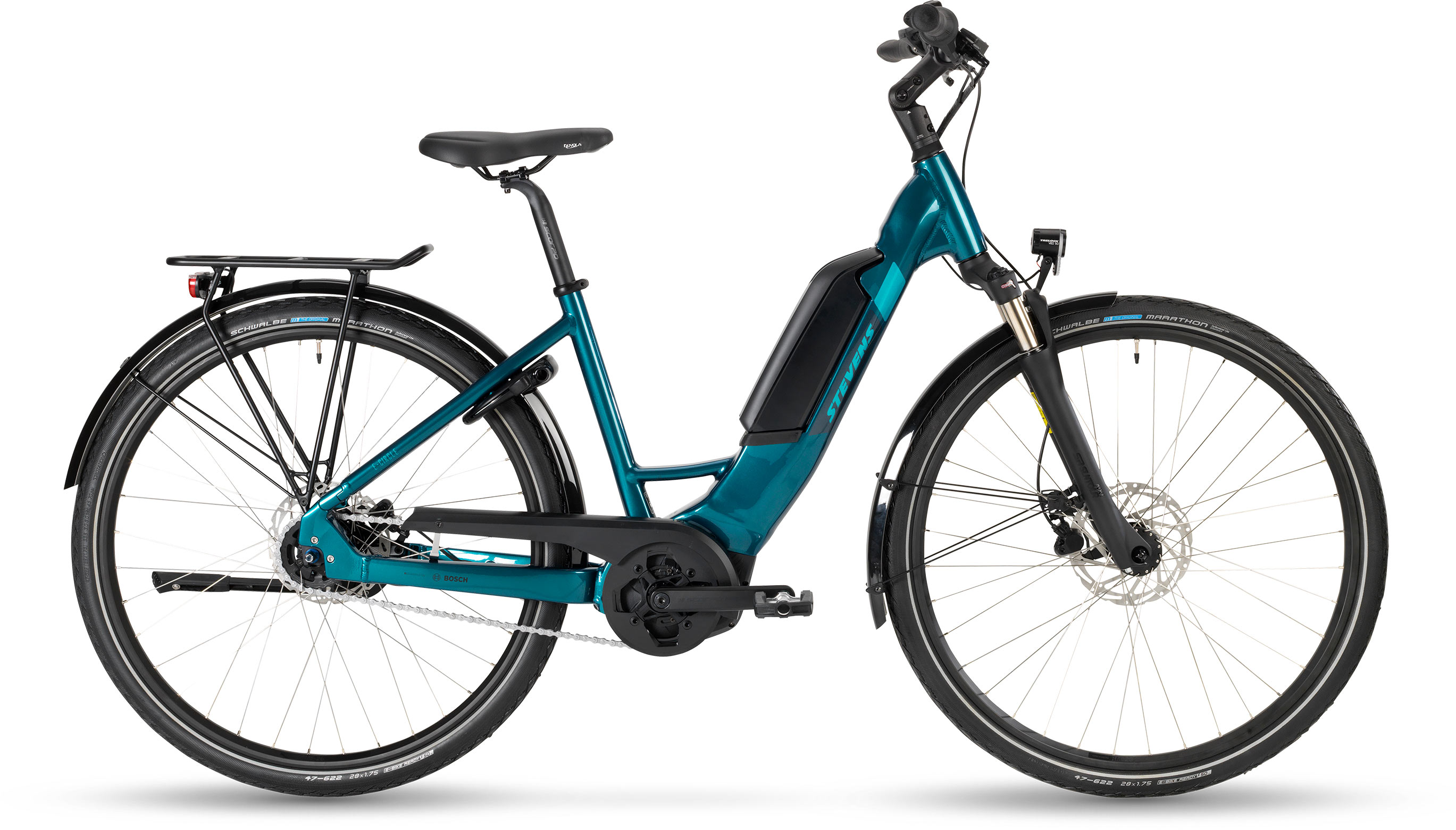 Stevens E-Circle Forma mit Rücktrittbremse 5 Gang Polar Petrol