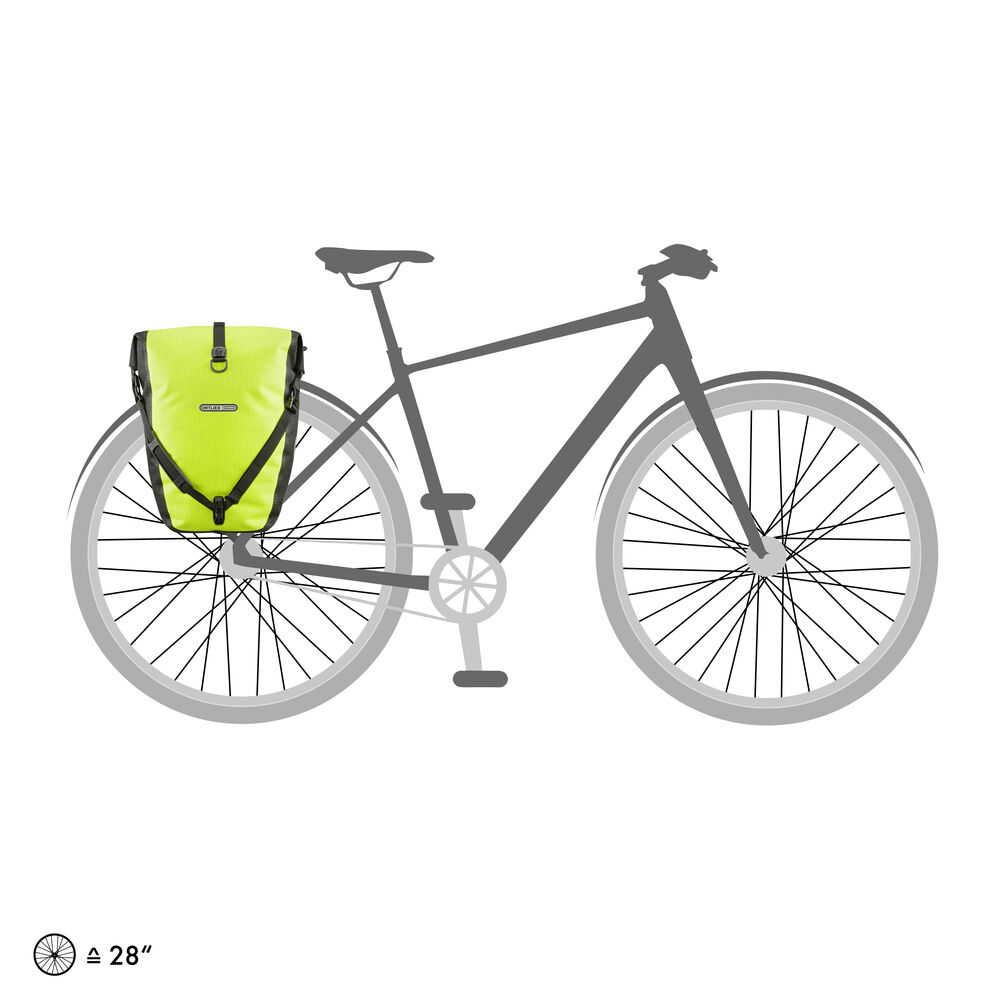 Ortlieb Back-Roller High Visibility neon yellow - black reflex Einzeltasche 