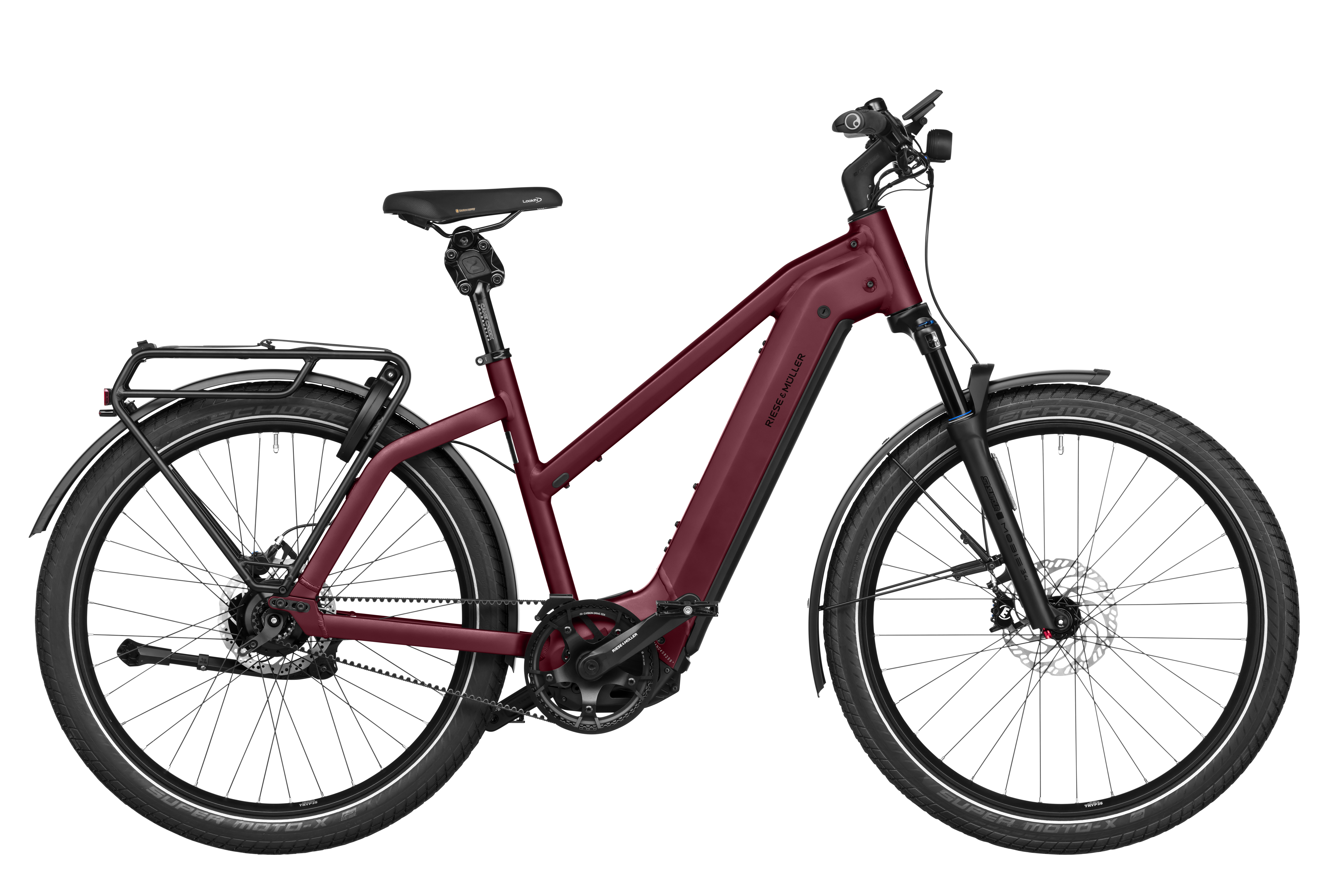 R&M Charger4 Mixte GT rohloff dark red matt