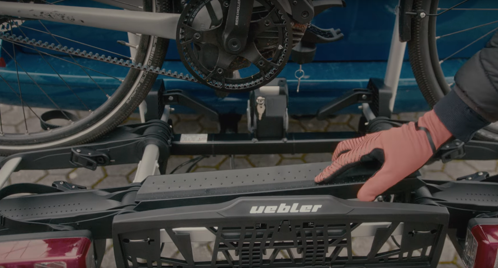Uebler Auf- und Überfahrschiene inkl. Transporttasche für Uebler i21, i21 Z, i31, i31 Z, i41 S, F14, F24 und F34