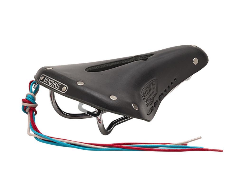 Brooks Ledersattel B17 Carved Short Black