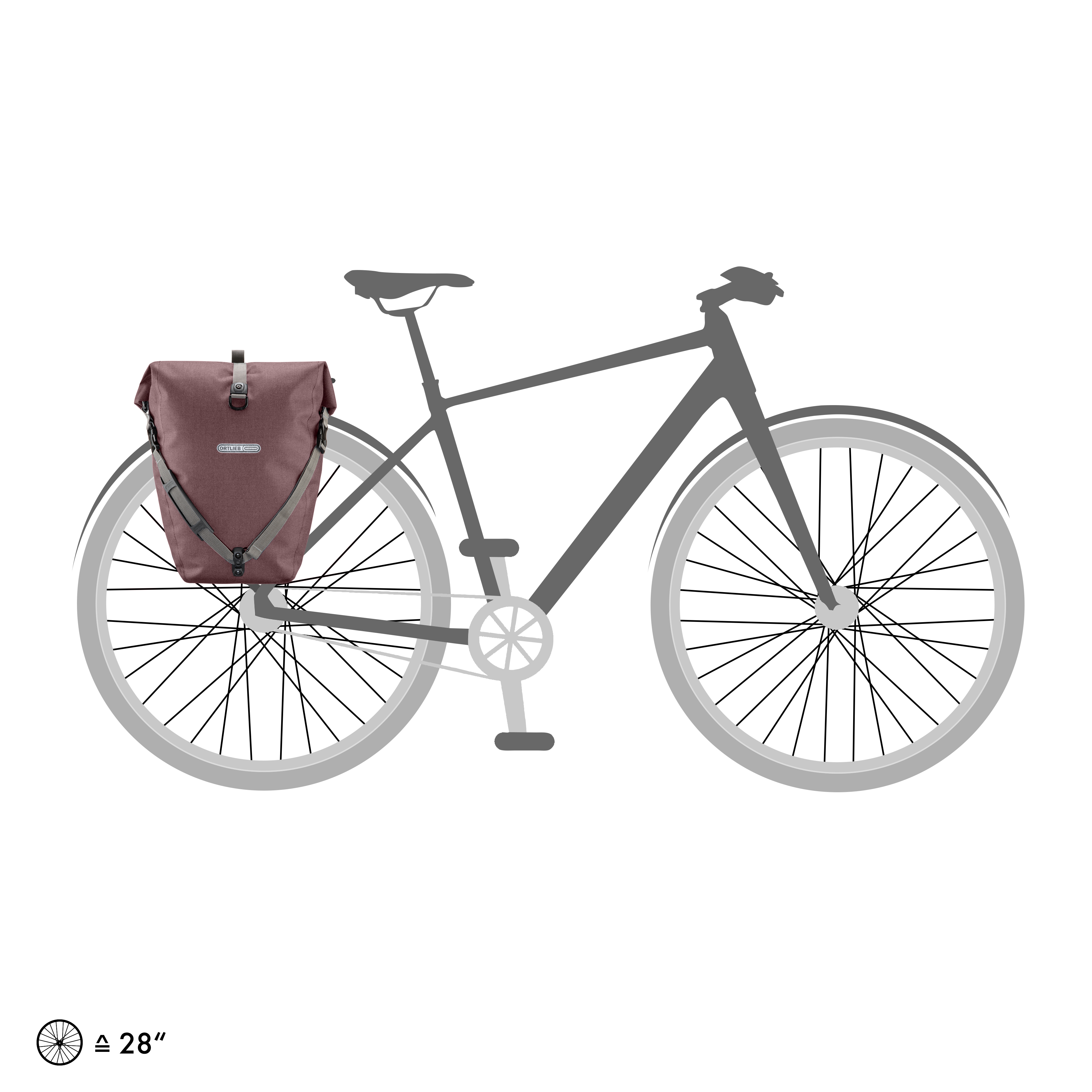 Ortlieb Back-Roller urban QL3.1 ash rose