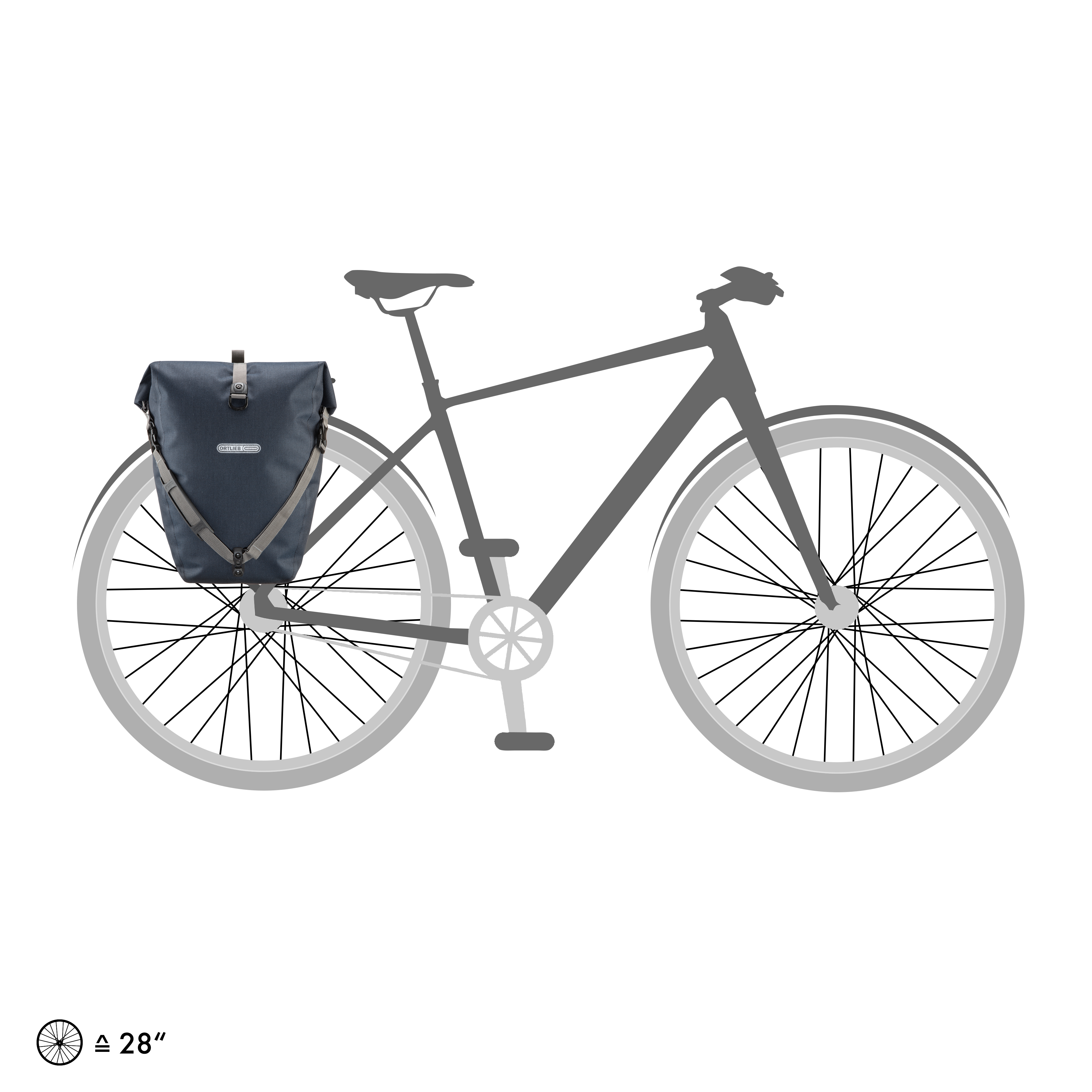 Ortlieb Back-Roller urban QL2.1 ink