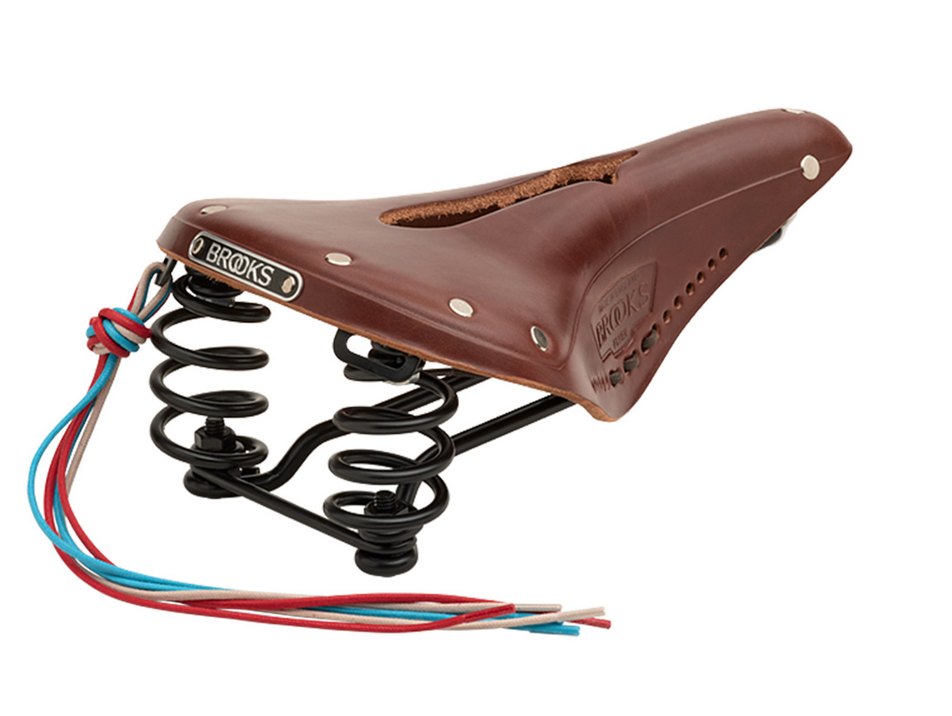Brooks Ledersattel Flyer Carved A. Brown
