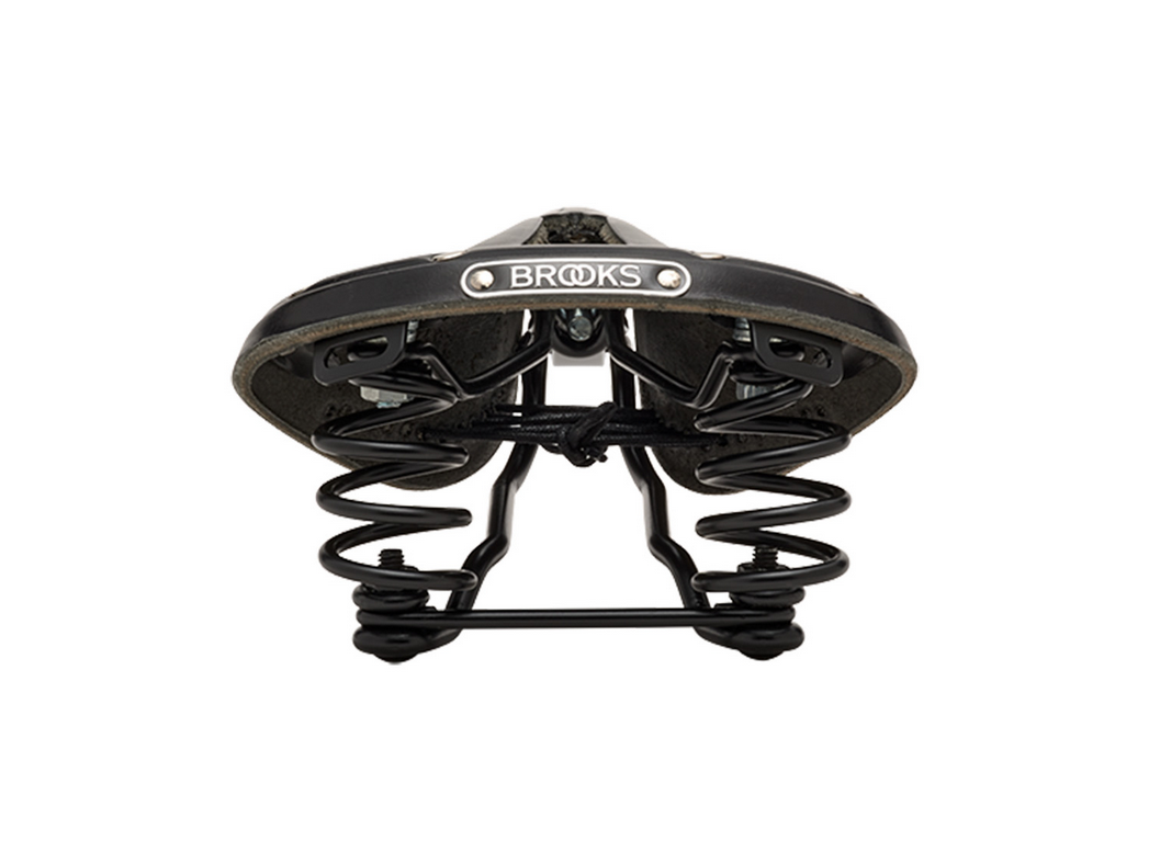 Brooks Ledersattel Flyer Carved Black