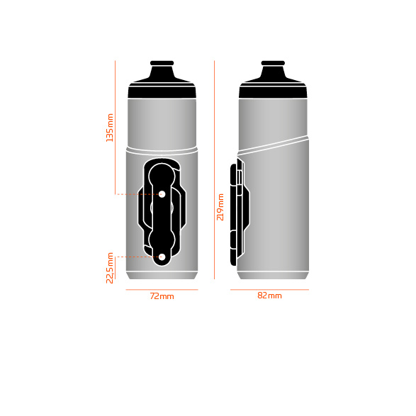 Fidlock TWIST bottle 600 + bike base