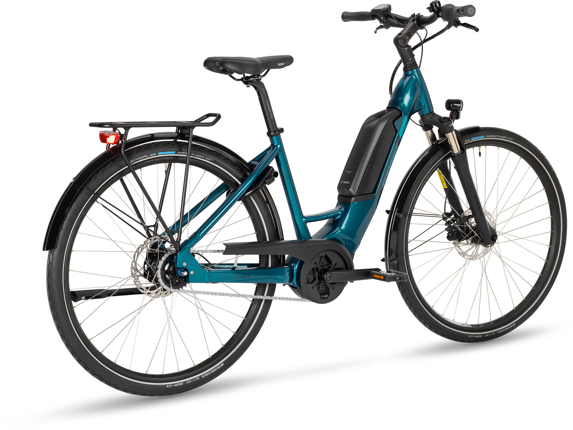 Stevens E-Circle Forma mit Rücktrittbremse 5 Gang Polar Petrol