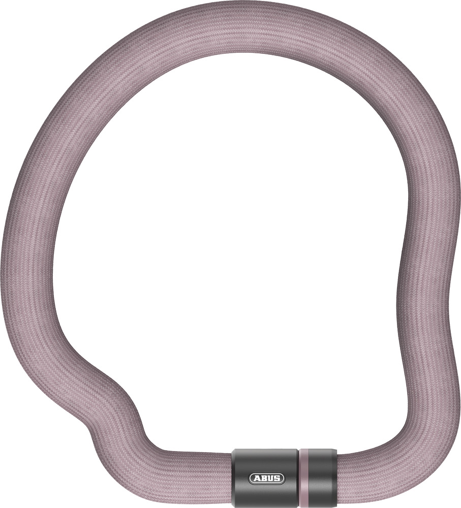 Goose Lock 6206K/110 Kettenschloss mit flexibler Kunstfaser Ummantelung rosemauve