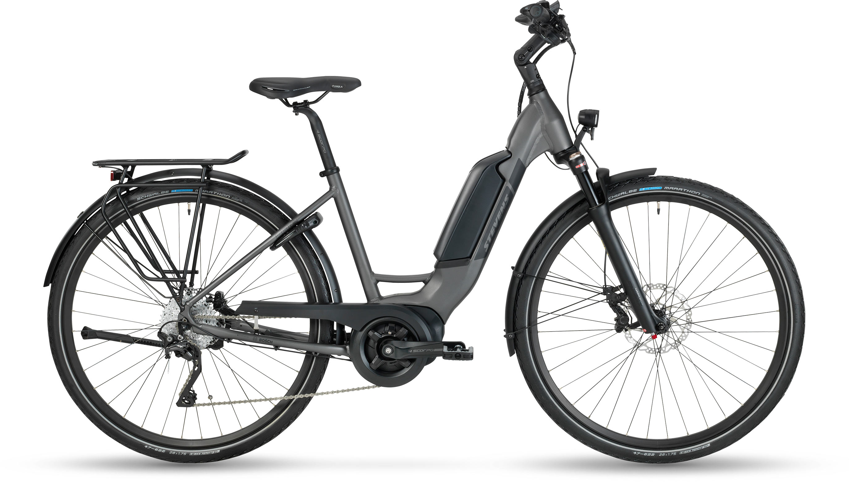 Stevens E-Triton Forma Damen Velvet Grey Performance Line 500Wh Intuvia 