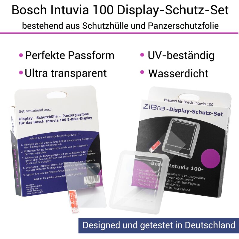 ZiBra Schutz-Set für Bosch Intuvia 100