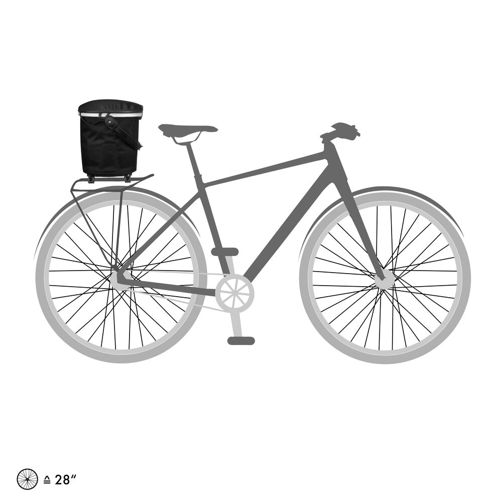 Ortlieb Up-Town Rack City black Gepäckträgerkorb 