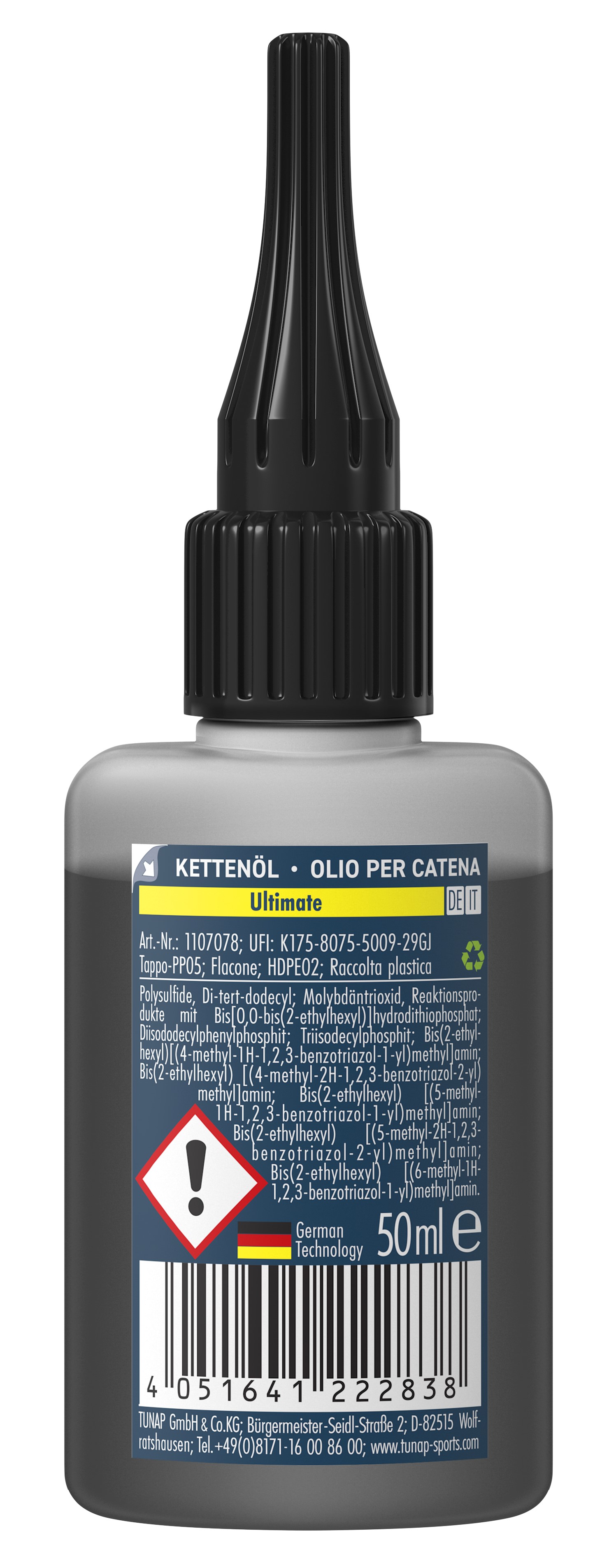 Tunap Sports Kettenöl Ultimate 50 ml Tropfflasche