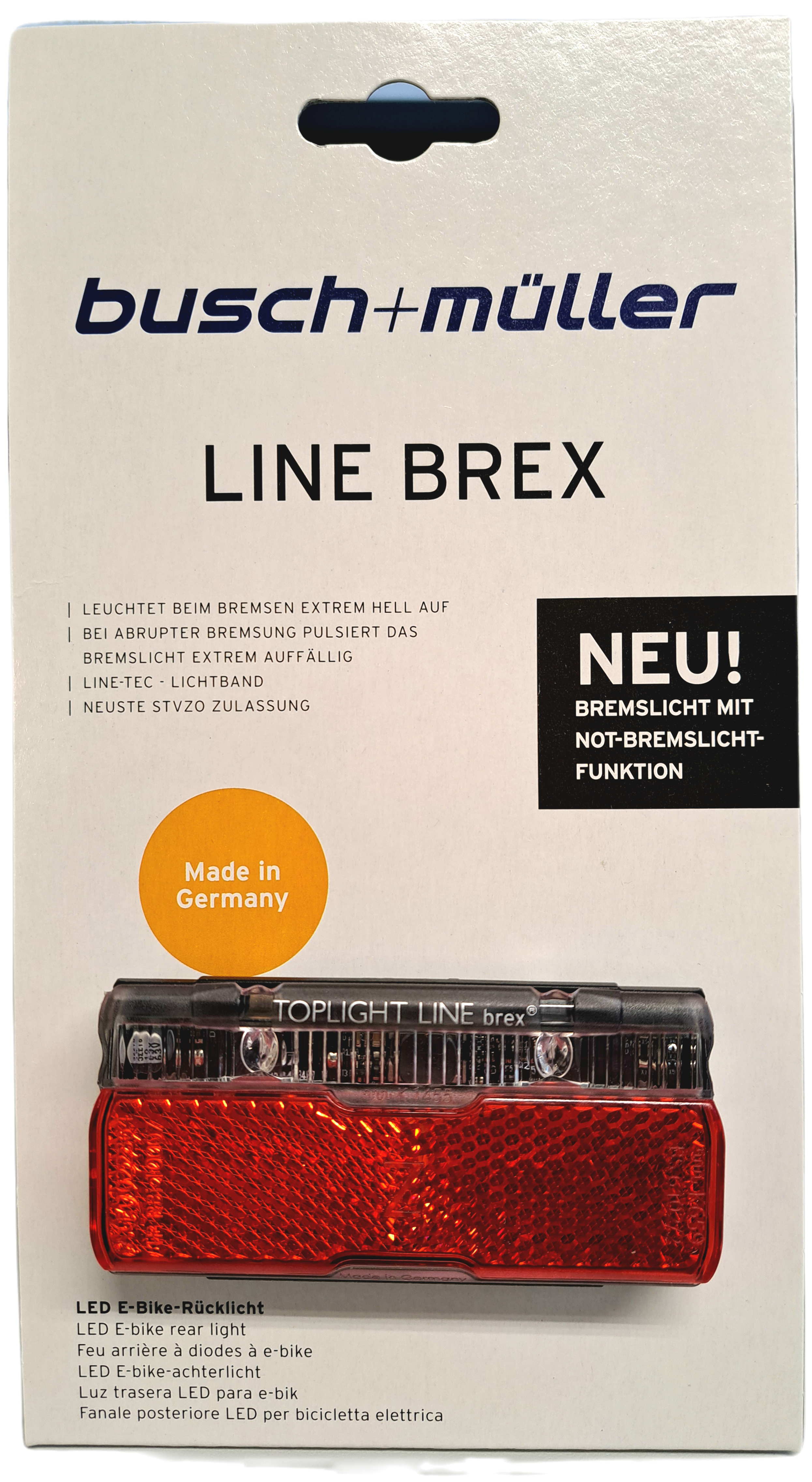 Busch + Müller Brems- Rücklicht Line Brex